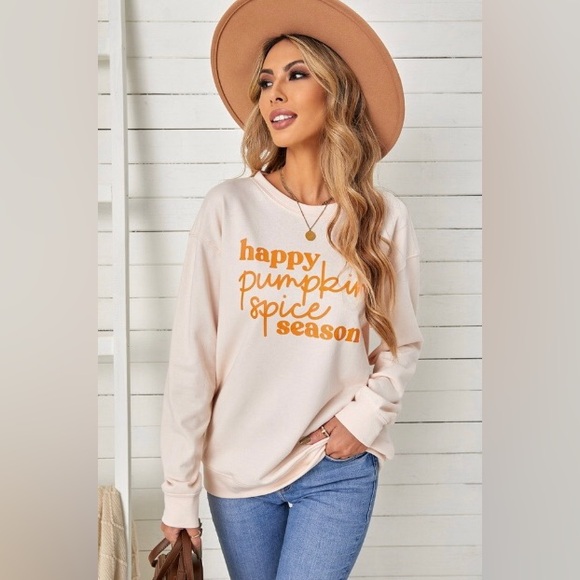 HAPPY PUMPKIN SPICE SEASON Graphic Sweatshirt - Picture 2 of 6